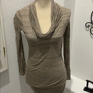 Splendid Cowl Neck Long Sleeve Shirt